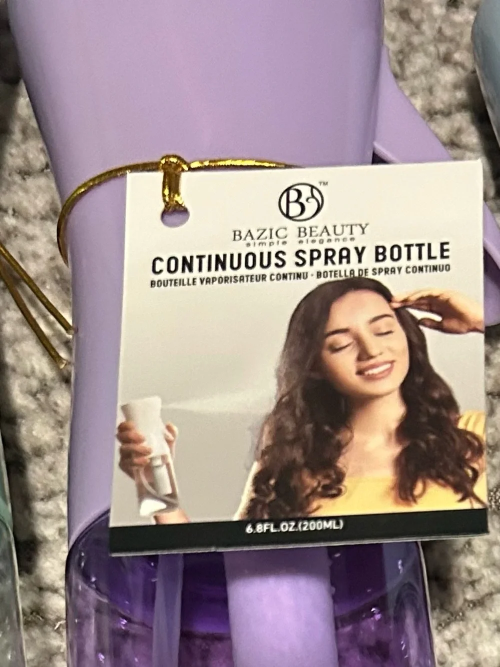 Continuous Facial Spray Bottle - Lavender, Mint & Light Blue